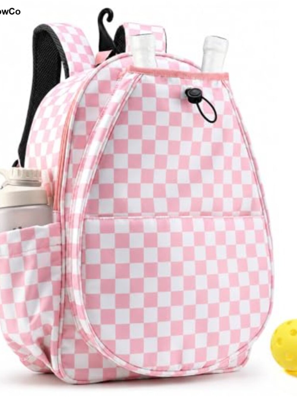 Tennis & Pickleball Backpack for Women with Racket Compartment, Polyester